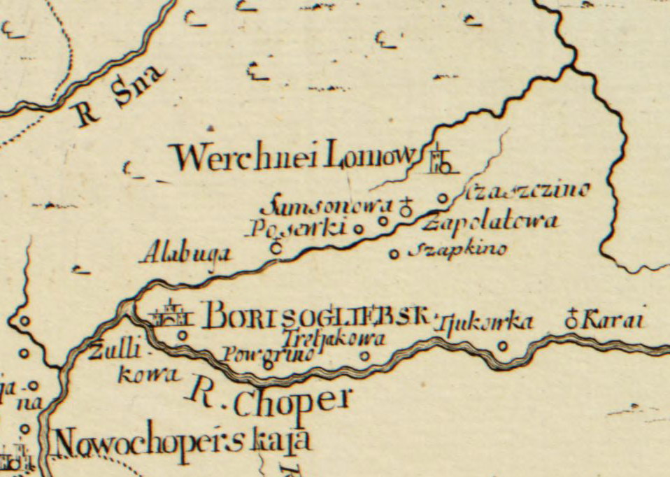 1745 Russischer Atlas